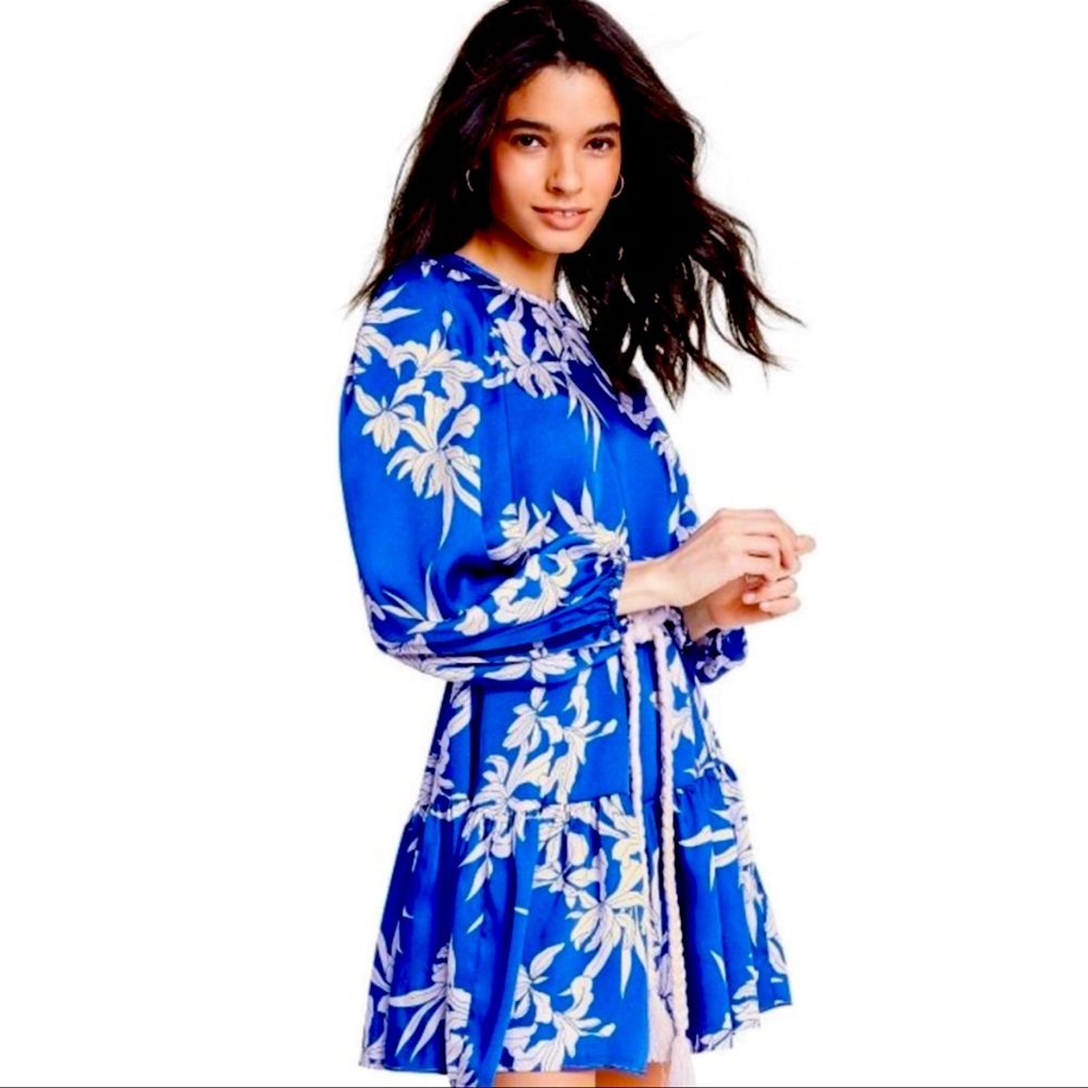 Alexis for Target Blue Floral Print Vacation Dress
